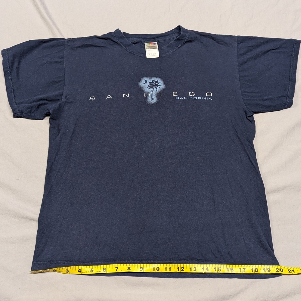 San Diego Fruit of the Loom Heavy Cotton Navy T-Shirt